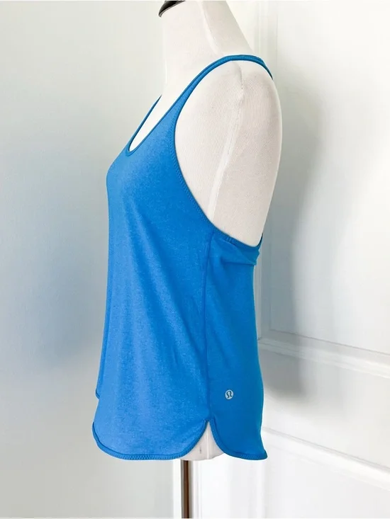 lululemon athletica Bright Blue Scoop Neck Athletic Tank - Picture 2 of 3